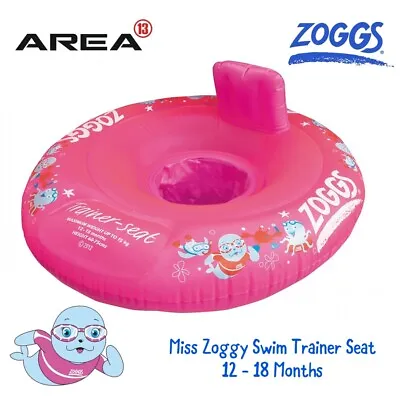 Zoggs Miss Zoggy Trainer Swim Seat 12 - 18 Months Baby Swim Seat Children's Sw • £21.71