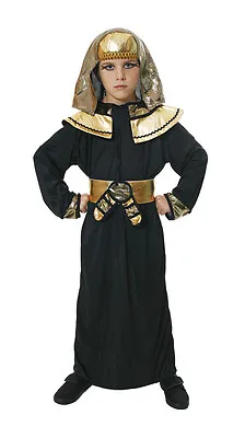 £12.58 • Buy Boys Egyptian Pharaoh King Fancy Dress Costume In Black