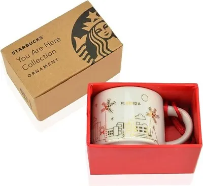 Starbucks Christmas Ornament - You Are Here Collection - Florida - Mini 2oz Mug • $11.99