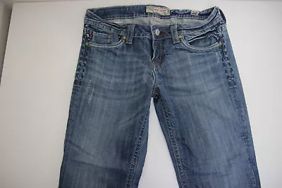 Mek Denim Womens Malibu Straight Leg Jeans 30 X 28 Blue Adult • $8.99