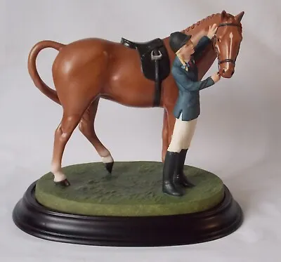 British Horse Society Porcelain First Prize Horse & Girl Figure. Pauline Parsons • £26.99