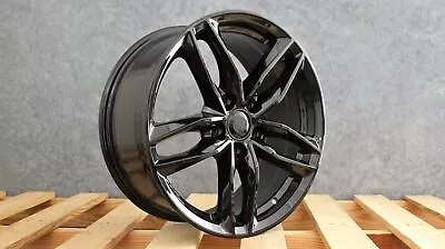 ART Replica Double 5-Spoke Gloss Black 17x7.5 +35 5x112 Wheel Single Rim • $119.11