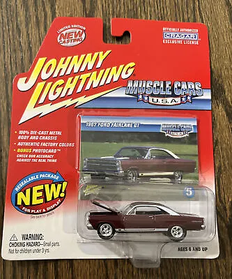 JOHNNY LIGHTNING - 1967 FORD  FAIRLANE GT (CRAGAR WHEELS) 2003 #5 New • $24.99