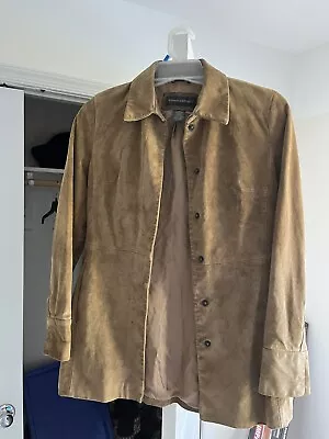 Mens Banana Republic Suede Leather Jacket Size Small • $250