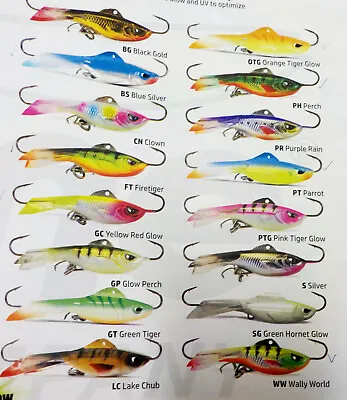 Acme Hyper Rattle Ice Fishing Walleye Perch Crappie Pike Jigging Lure Choice • $9.99