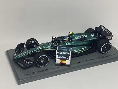 Pitboard 1:43/1:18 (F1 Slate) / Aston Martin 2023 Welcome Alonso • $5.95