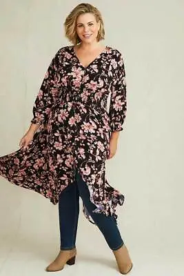 $42.97 • Buy Sara Button Through Hi-Low Dress Womens Clothing  Dresses Shirt Dress