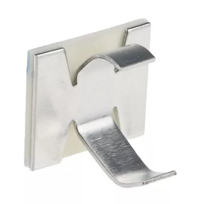 Small Aluminium Self-Adhesive 6mm Cable Clip Packs - Modern Tidy Wire Management • £4.99