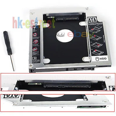 New 2nd Hard Drive HDD SSD Caddy For Lenovo Y550 Y560 Y570 Y650 Y710 Y730 Y580 • $8.80