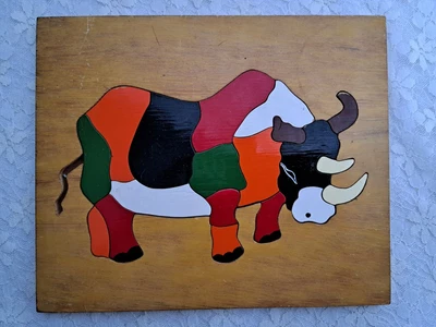 £12 • Buy Fisher Price - Rhino, Animal Puzzle - 100% Complete - Early Education, Vintage