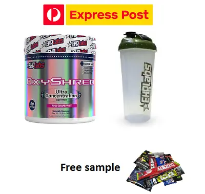 $79.49 • Buy Ehplabs Oxyshred  Ehp Labs  Oxy Shredthermogenic Fat Burning & Shaker & Express