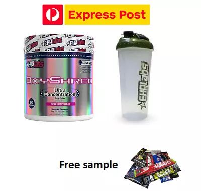 $79.49 • Buy Ehplabs Oxyshred  Ehp Labs  Oxy Shredthermogenic Fat Burning & Shaker & Express