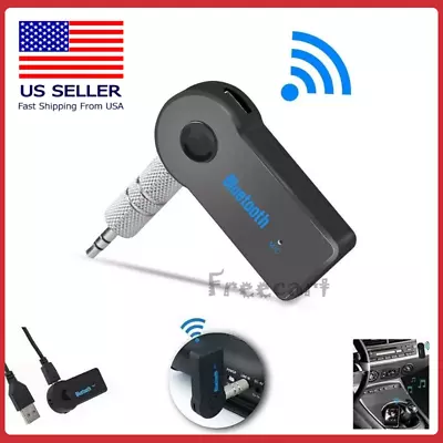 Wireless Bluetooth Receiver 3.5mm AUX Audio Stereo Music Home Car Adapter TO • $3.29