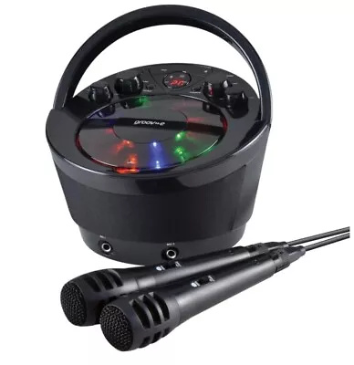 Groov-e Karaoke Boombox - Portable Karaoke Machine With CD Player Bluetooth L • £39.99