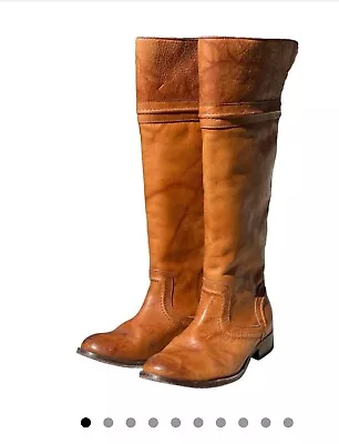 Frye Melissa Trapunto Tall Knee High Boots Women Size 6.5B • $55