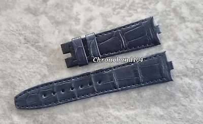 $393.20 • Buy Genuine OEM Vacheron Constantin Overseas 20/16mm Blue Leather Watch Strap NEW!