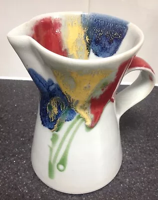 Janice Tchalenko Dartington Pottery Large Jug Highly Collectable • £45