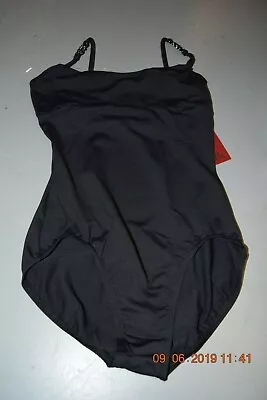 £15 • Buy Bloch Mirella Black Buckle Strap Camisole Leotard -   M2025