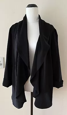 Kmart NOW Black Soft Blazer Top Size 12 • $22