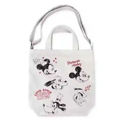 NWT Disney Vintage Mickey Mouse And Friends Canvas Tote Bag • $35