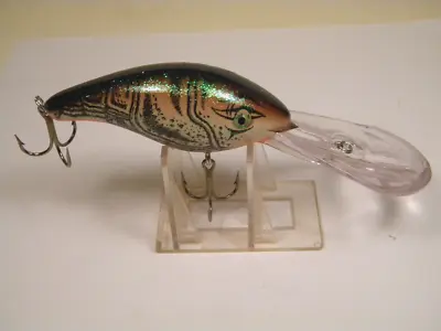 Manns 30+ Shad Crystal Brown Crawfish Rattle Crankbait Lure • $8.99