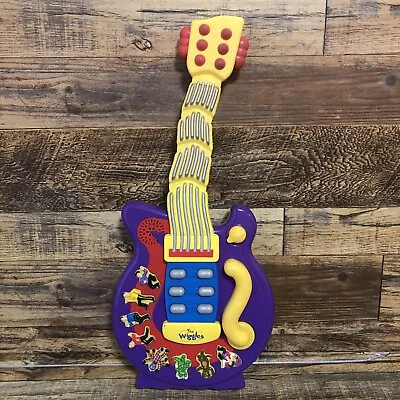 WIGGLY GIGGLY DANCING GUITAR Spin Master Electronic Musical Toy 2004 The Wiggles • $25