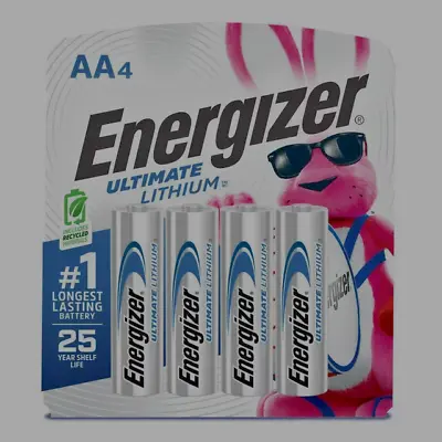 Energizer Ultimate Lithium AA Batteries (4 Pack) Double A Batteries • $7.59