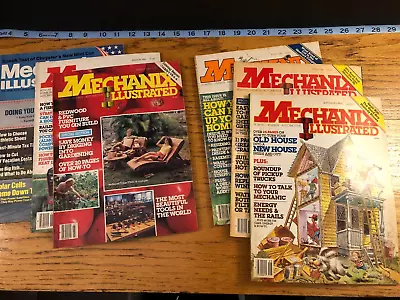 Lot Of 6 1970s-1980s Mechanix Illustrated 4/76 3/81 4/81 6/81 9/81 3/82 ADS! VNT • $14.99