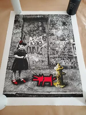 Mr. Brainwash Make Your Mark Haring Poster Print MINT S/N  • $2650