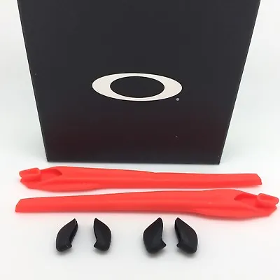 Authentic Oakley Flak 2.0 Ear Socks & Nose Pads Kit Safety Orange  • $15.95