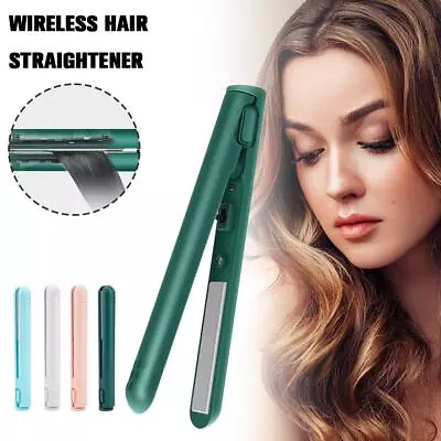 Wireless Mini Portable Hair Straightener For Straight And Curling Dua Nice • $6.82