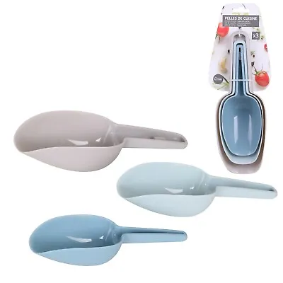 Scoop Set 3pc Ice Sugar Scoop Wedding Buffet Party Bar Sweet Candy Food Scoop • £6.99