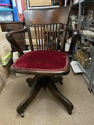 £120 • Buy Antique Vintage Captains Office Chair 1920s Or 1930s - Central Location