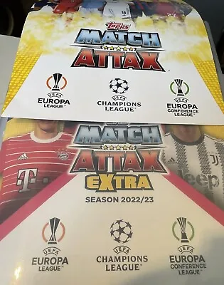 BINDER 614 Cards Match Attax 2022/2023 + EXTRA 22/23. No Duplicates FOLDER Topps • £59.99