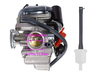 26MM CARBURETOR FOR GY6 125cc 150cc ATV MOPED SCOOTER CA67 • $19.91