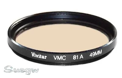 49mm Vivitar VMC 81A Lens Filter • $4