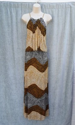 Long Dressmaxihippiebohofolk60's70's80's Vintage Stylesize 10-12 App • £6.99