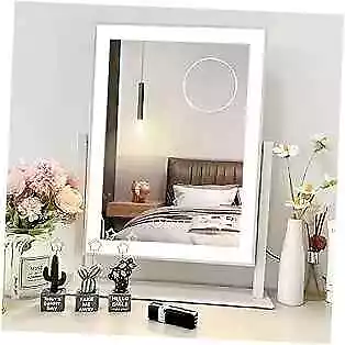  Vanity Mirror With Lights Hollywood Lighted Makeup Mirror With 3 White-14.4in • $44.42