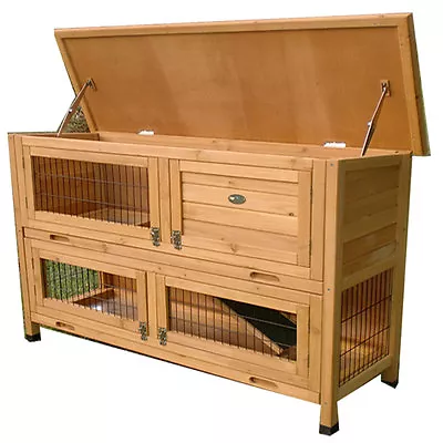 £149.99 • Buy Large Roger Xl Rabbit Hutch Guinea Pig Hutches Run Runs 2 Tier Double Decker 