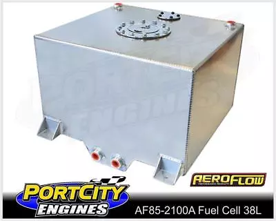 Aeroflow Alloy Fuel Cell 10 Gallon 38L With Cavity/Sump Fitted AF85-2100A • $509.95