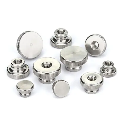 M3 M4 M5 M6 M8 Stainless Steel Knurled Thumb Nuts High-Type Hand Grip Knob Nut • $5.19