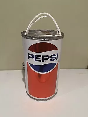 Vintage DRINK PEPSI-COLA  Aluminum 6 Can Cooler 14x8x8 • $125