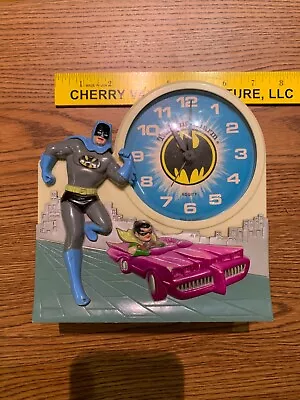Vintage Janex 1974 Batman & Robin Talking Alarm Clock! *parts/repair* • $20