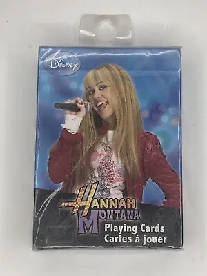 Disney Hannah Montana Miley Cyrus Playing Cards  Sealed • $7.95