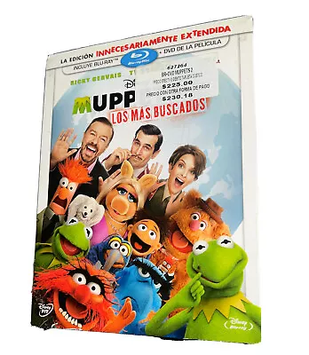 Muppets 2 ~ Los Mas Buscados ~ Spanish ~ Blu Ray / DVD ~ Regions A; 1 & 4 • $9.99