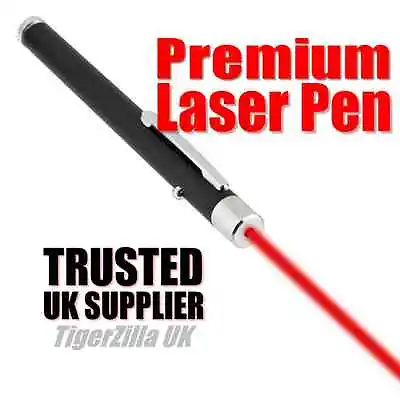 Red Laser Pointer Pen Light Beam Grade Ultra Bright 1mW Lazer Cat Dog Pet Toy • £2.99