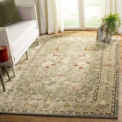 $359.50 • Buy William Morris Style Arts & Crafts Hand Tufted Plush Area Rug **FREE SHIPPING**