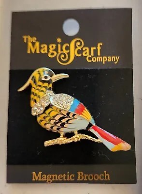 NEW MagicScarf Woodpecker Magnetic Brooch • $10