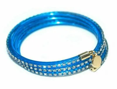 Marc By Marc Jacobs Slinky Electric Blue Zirconia Bracelet - Model M5131109 • $19