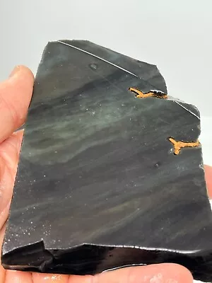 Thick Velvet Aka Peacock Obsidian Slab Lapidary Cabbing Carving Chakra Reiki • $22